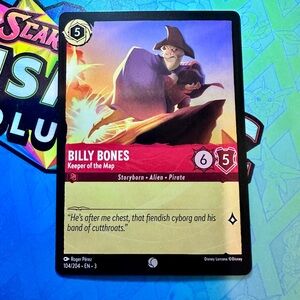 billy bones [treasure planet] (104/204) - common — lorcana: into the inklands